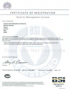 JASC ISO Certificate of Registration