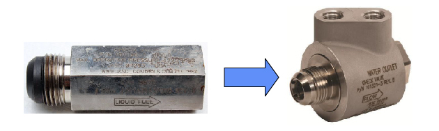 Check Valve becomes Water Cooled Check Valve