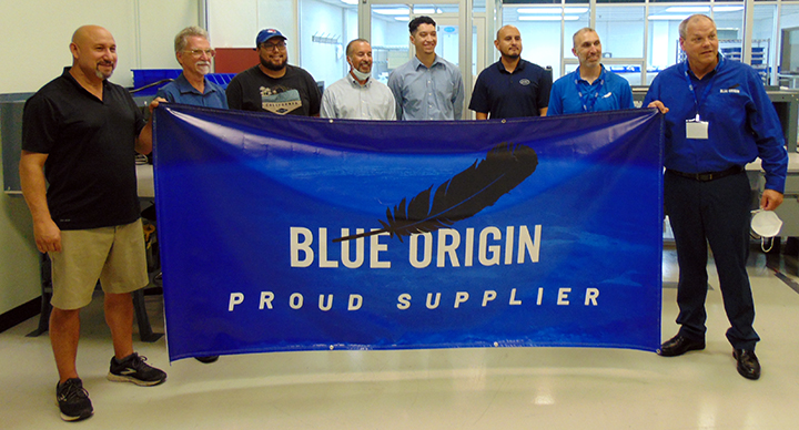 Blue Origin Proud Supplier