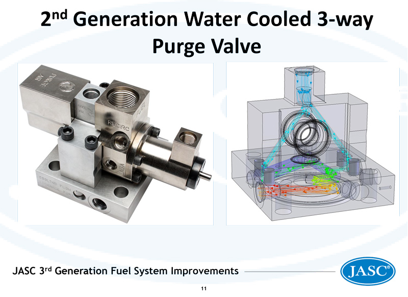 JASC 2nd Generation Water Cooled 3-Way Purge Valve