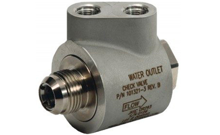 Water Cooled Liquid Fuel Check Valve